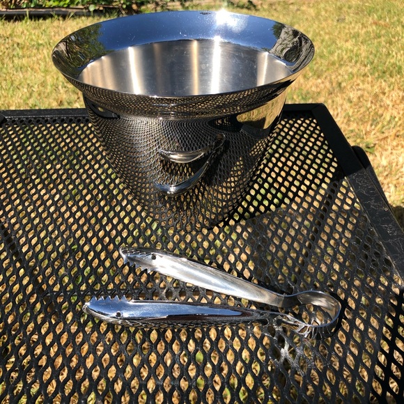 WMF GERMANY CROMARGAN 18/10 STAINLESS STEEL CHAMPAGNE ICE BUCKET WINE COOLER - Picture 2 of 11